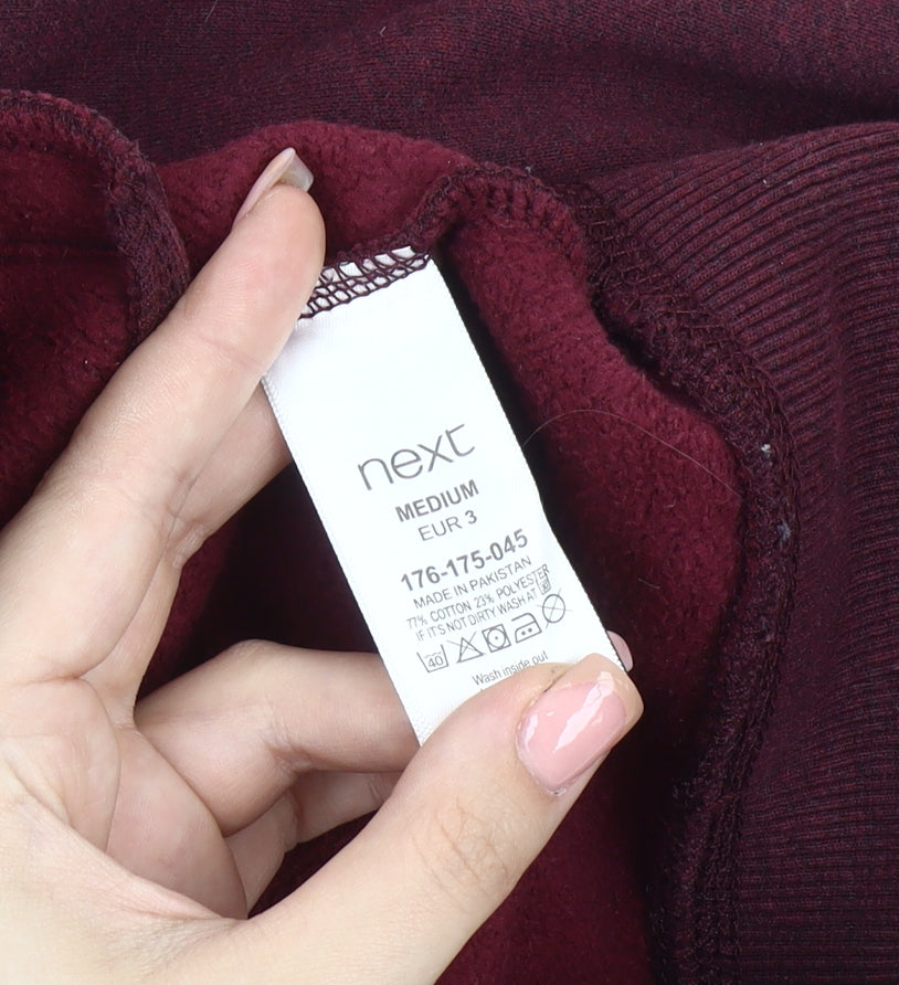 Next Men's Red Stand-Up Collar Basic Jacket M