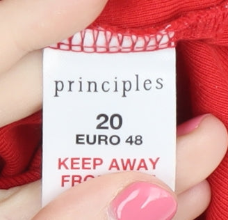 Principles Red Women's T-Shirt Size 20