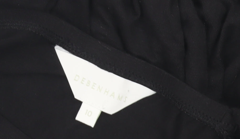 Debenhams Women's Black Slip Dress Size 10