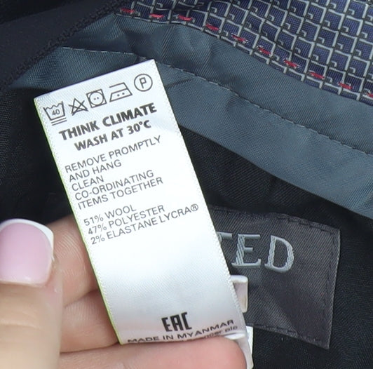 Marks & Spencer Men's Black Slim Trousers 28W 31L