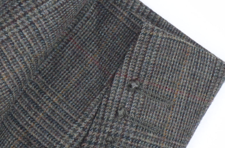 Marks & Spencer Men's Green Check Blazer, Medium, Wool