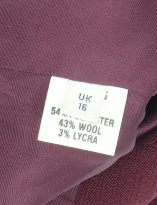 Viyella Women's Red Blazer UK 16 Business Jacket