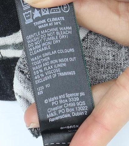 Marks & Spencer Women's Black Shift Dress, Size 14