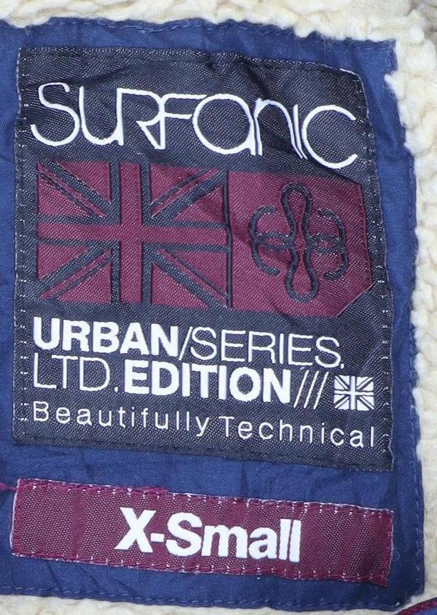 Surfanic Women's Blue XS Parka Jacket Hooded