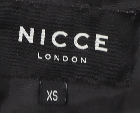 Nicce Men's Grey Windbreaker Jacket XS