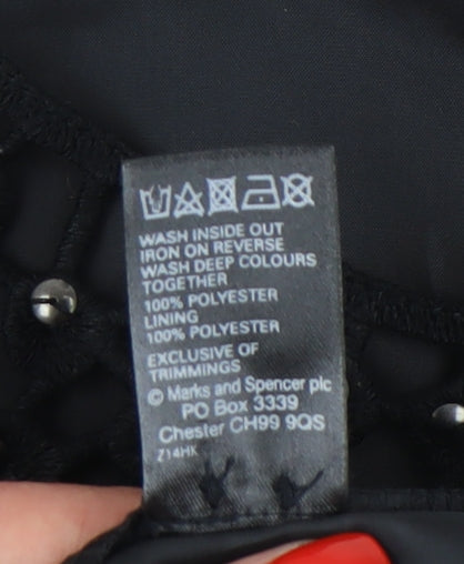 Marks & Spencer Women's Black Shift Dress Size 8