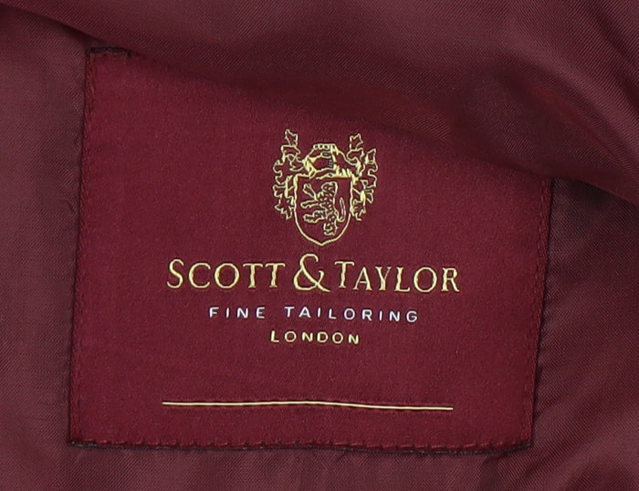Scott & Taylor Men's Black Blazer Jacket 40 Short