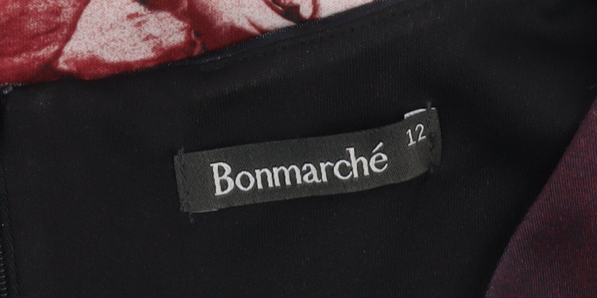 Bonmarché Women's Floral V-Neck Dress, Size 12