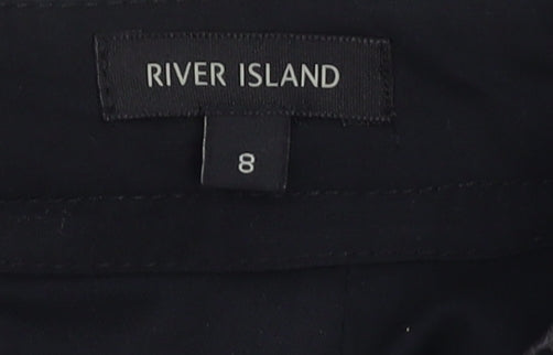 River Island Women's Multicoloured A-Line Skirt Size 8
