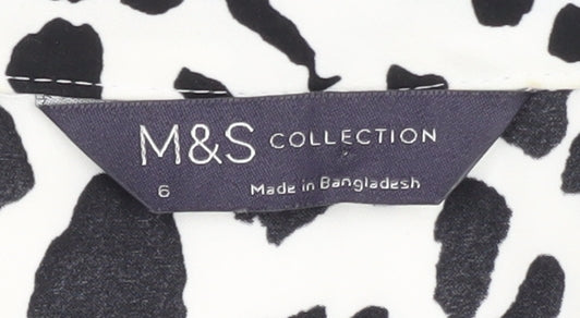 Marks & Spencer Women's Animal Print Blouse - Size 6