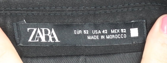 Zara Men's Black Blazer Jacket Size UK 42