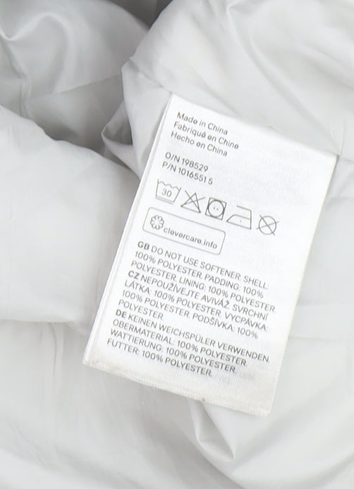 H&M Women's White XL Long Coat