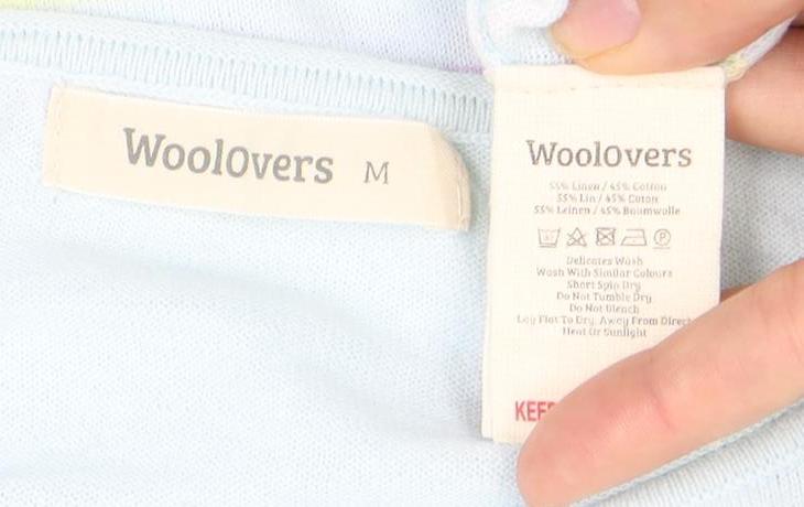 Woolovers Women's Multicoloured Striped Top M