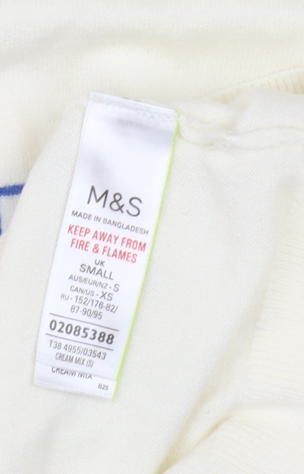 Marks & Spencer Women's Ivory Pullover Jumper, S