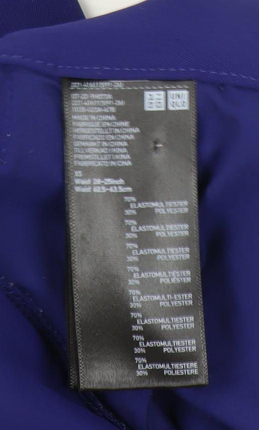 Uniqlo Women's Blue XS Trousers with Pockets