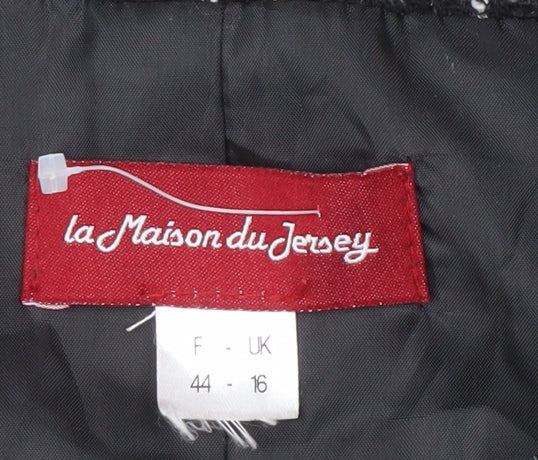 la Maison du Jersey Women's Black Blazer Size 16