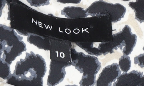 New Look Women's Leopard Slip Dress Size 10