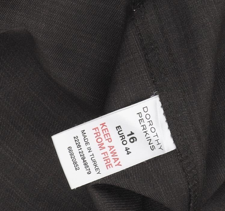 Dorothy Perkins Women's Black Trousers, Size 16