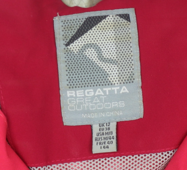 Regatta Women's Red Hooded Jacket Size 12