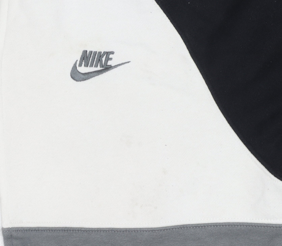 Nike Men's Full Zip Hoodie - Black/Grey/White, Size S