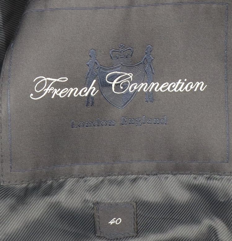 French Connection Men's Blue Blazer Size 40