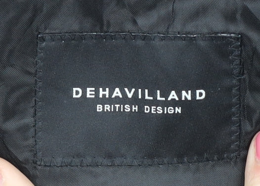 Dehavilland Men's Grey Blazer, 44 Long, Business Jacket