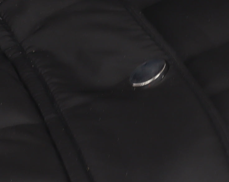New Look Women's Black Puffer Jacket Size 12