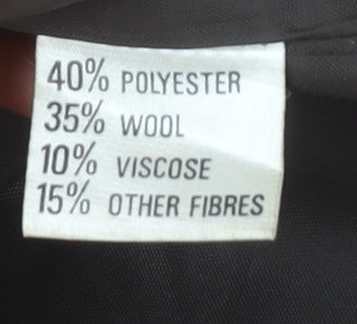 Foster Menswear Men's Brown Overcoat, Size 42, Classic Style