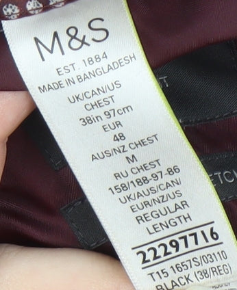 Marks & Spencer Black Men's Blazer M Regular