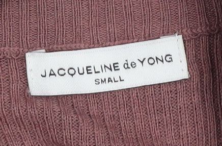 Jacqueline de Yong Women's Purple Knit Pullover Jumper - S