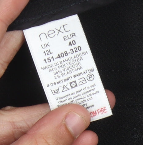 Next Women's Black Trousers Size 12