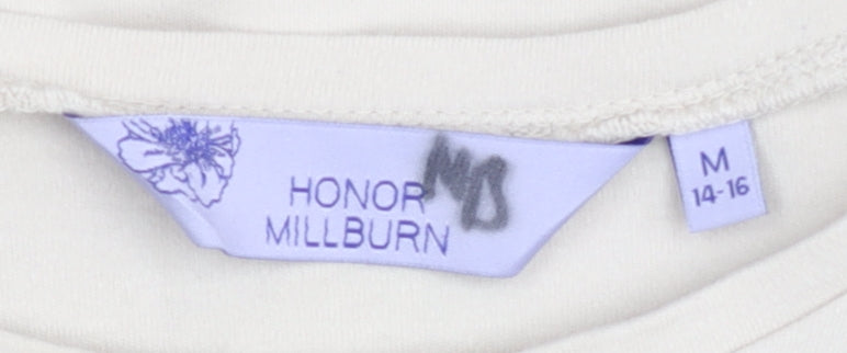 Honor Millburn Women's Beige Cotton T-Shirt M