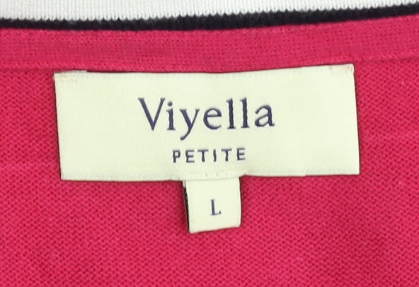 Viyella Women's Red Petite Pullover Jumper L