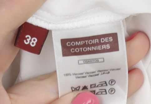 Comptoir des Cotonniers Women's White Blouse Size 10