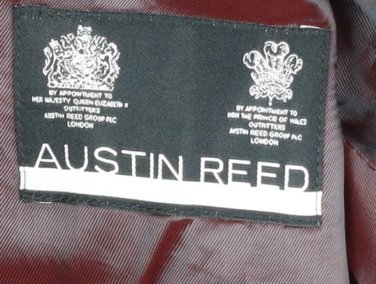 Austin Reed Men's Black Blazer, 42R Pinstripe Jacket