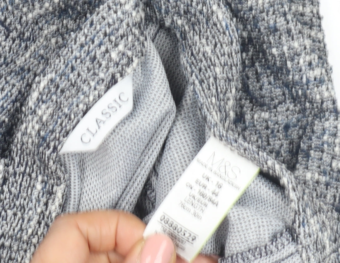 Marks & Spencer Women's Grey A-Line Midi Skirt