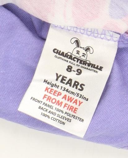 Brand and care label for Disney girls’ multicoloured encanto t-shirt 8-9 years