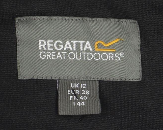 Regatta Women's Black Puffer Jacket Size 12 - Stylish Outdoor Essential