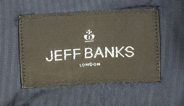 Jeff Banks Men's Blue Blazer 40 Regular Business Jacket