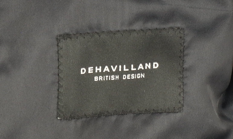 Dehavilland Men's Blue Suit Jacket Size 40L
