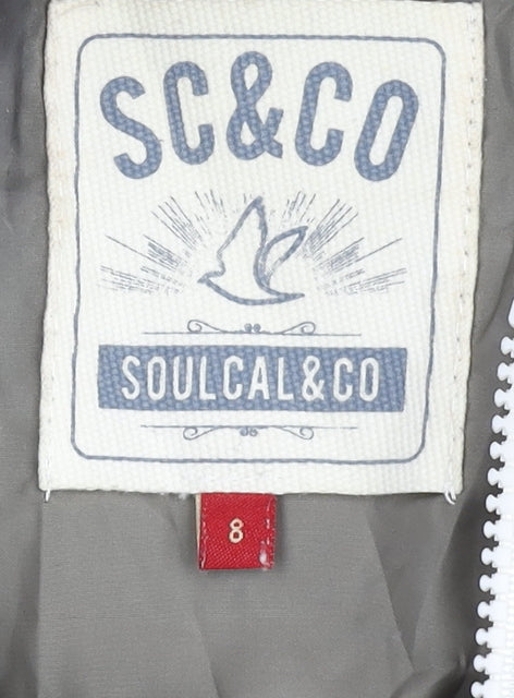 SoulCal Women's Green Anorak Jacket Size 8