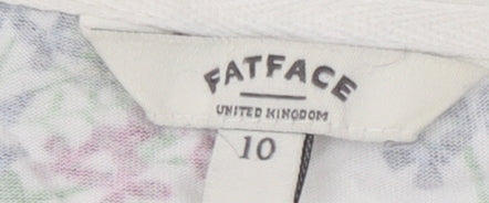 FatFace Women's Multicoloured Floral Blouse Size 10
