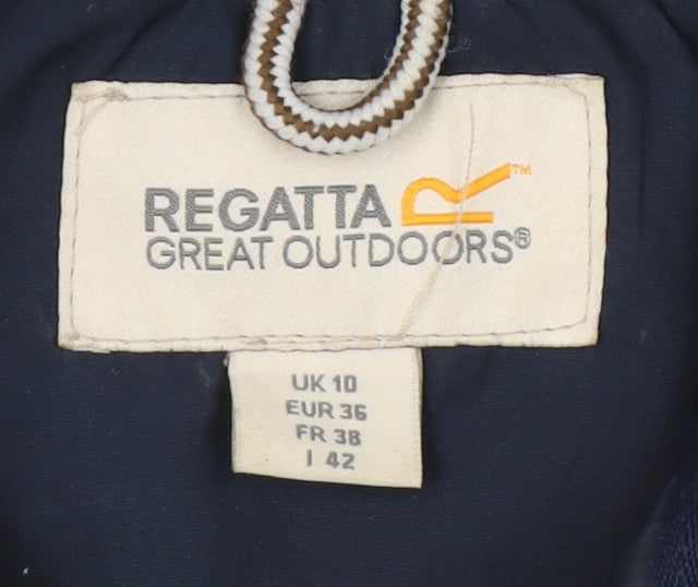 Regatta Women's Blue Quilted Jacket Size 10