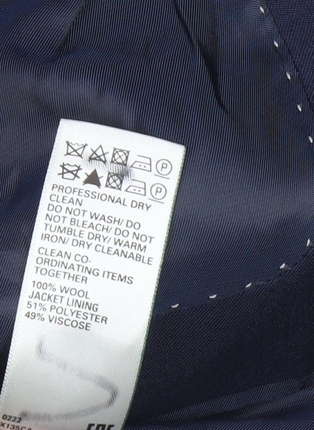 Marks & Spencer Men's Blue 40 Jacket Blazer