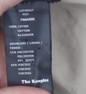 The Kooples Men's Beige Trench Coat Size 38