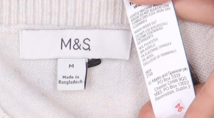 Marks & Spencer Women's White Striped Pullover Jumper - M
