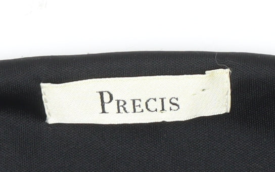 Precis Women's Black Polka Dot A-Line Dress