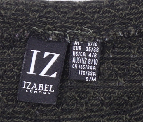 Izabel London Women's Black Boat Neck Jumper S