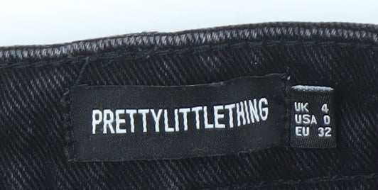 PRETTYLITTLETHING Women's Black Jeans Size 4