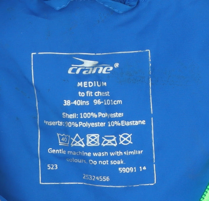 Crane Men's Blue Windbreaker Jacket, M, Casual